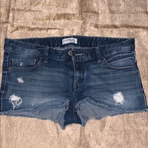 Express jeans shorts
